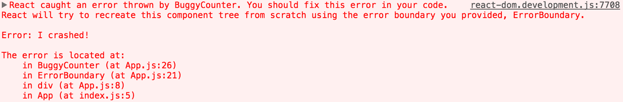 Error Boundaries React Error Boundaries React